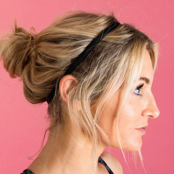 Off cuts of our fabrics turned into stretchy headbands.   Each set contains 5 bands, one in every pattern.