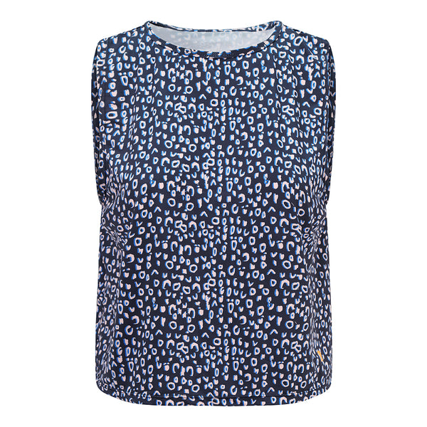 Our stylish Swing Vest features:  Lightweight and sweat wicking fabric.  Loose fit, sits on the hip.  Each vest has been made from 6 recycled plastic bottles in a certified factory.