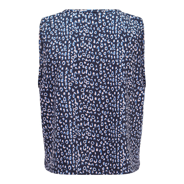 Our stylish Swing Vest features:  Lightweight and sweat wicking fabric.  Loose fit, sits on the hip.  Each vest has been made from 6 recycled plastic bottles in a certified factory.