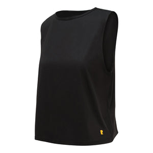 Our stylish Swing Vest features:  Lightweight and sweat wicking fabric.  Loose fit, sits on the hip.  Each vest has been made from 6 recycled plastic bottles in a certified factory.