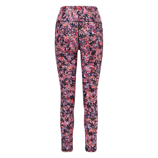 Supportive, functional and comfortable, our leggings feature:  High waisted fit.  Full leg length.  Two side pockets.  Four way stretch and sweat wicking fabric.  Each pair of leggings have been made from 18 recycled plastic bottles in a certified factory.