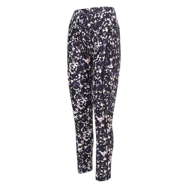 Supportive, functional and comfortable, our leggings feature:  High waisted fit.  Full leg length.  Two side pockets.  Four way stretch and sweat wicking fabric.  Each pair of leggings have been made from 18 recycled plastic bottles in a certified factory.