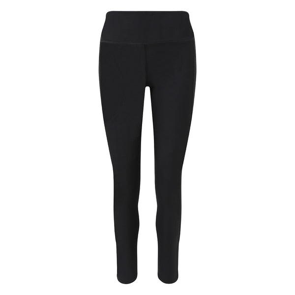 Supportive, functional and comfortable, our leggings feature:  High waisted fit.  Full leg length.  Two side pockets.  Four way stretch and sweat wicking fabric.  Each pair of leggings have been made from 18 recycled plastic bottles in a certified factory.