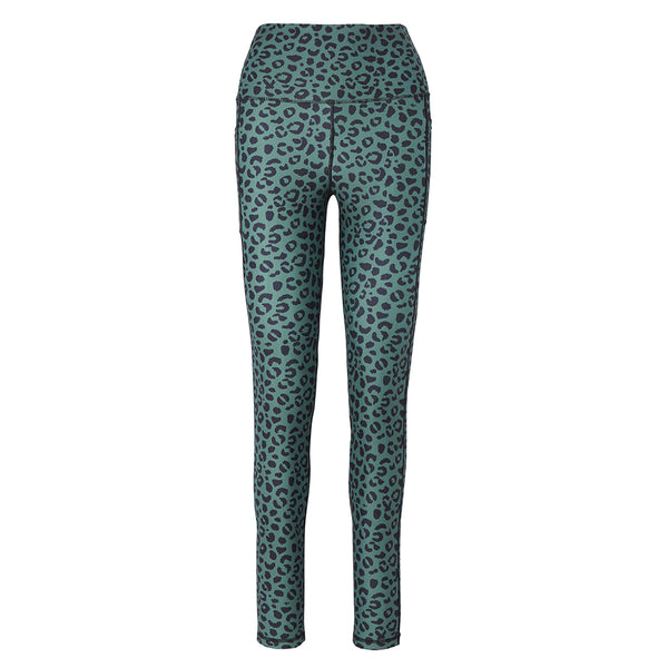 Supportive, functional and comfortable, our leggings feature:  High waisted fit.  Full leg length.  Two side pockets.  Four way stretch and sweat wicking fabric.  Each pair of leggings have been made from 18 recycled plastic bottles in a certified factory.