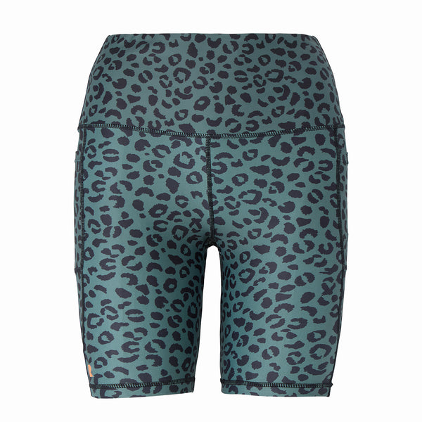 Supportive, functional and comfortable.  Our shorts feature:  High waisted fit.  Mid thigh leg.  Two side pockets.  Four way stretch and sweat wicking fabric.  Each pair of shorts have been made from 8 recycled plastic bottles in a certified factory